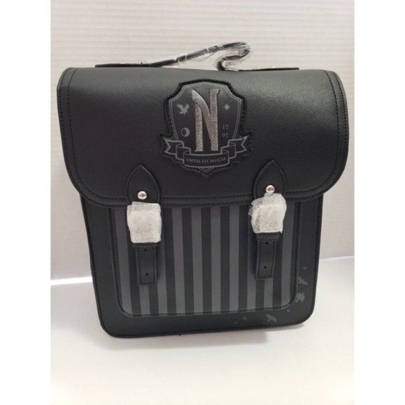 Hot Topic Bags Wednesday Addams Nevermore Academy Mini Backpack Inhand Poshmark